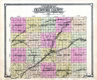 Outline Map, Crawford County 1908